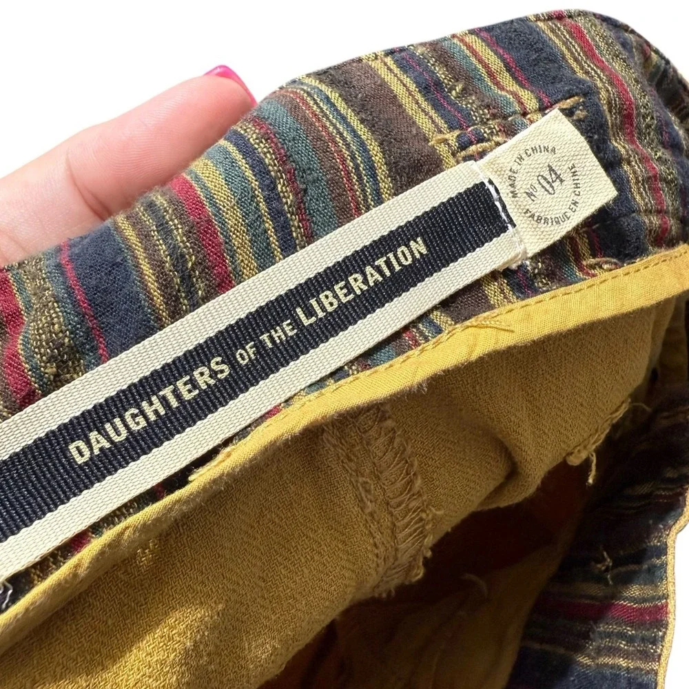 Daughters of the Liberation‎ linen blend paperbag shorts - Size 4